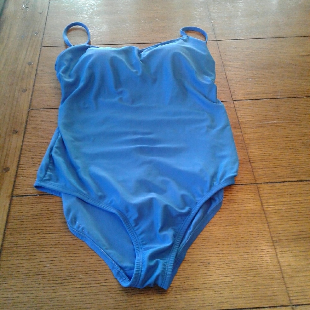 Catalina 10-12 Blue one piece swimsuit.
